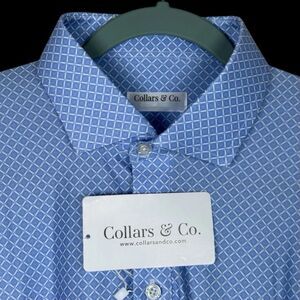 Collars & Co Polo Shirt Mens XL Palmetto Relaxed Golf Preppy Dress Collar NWT